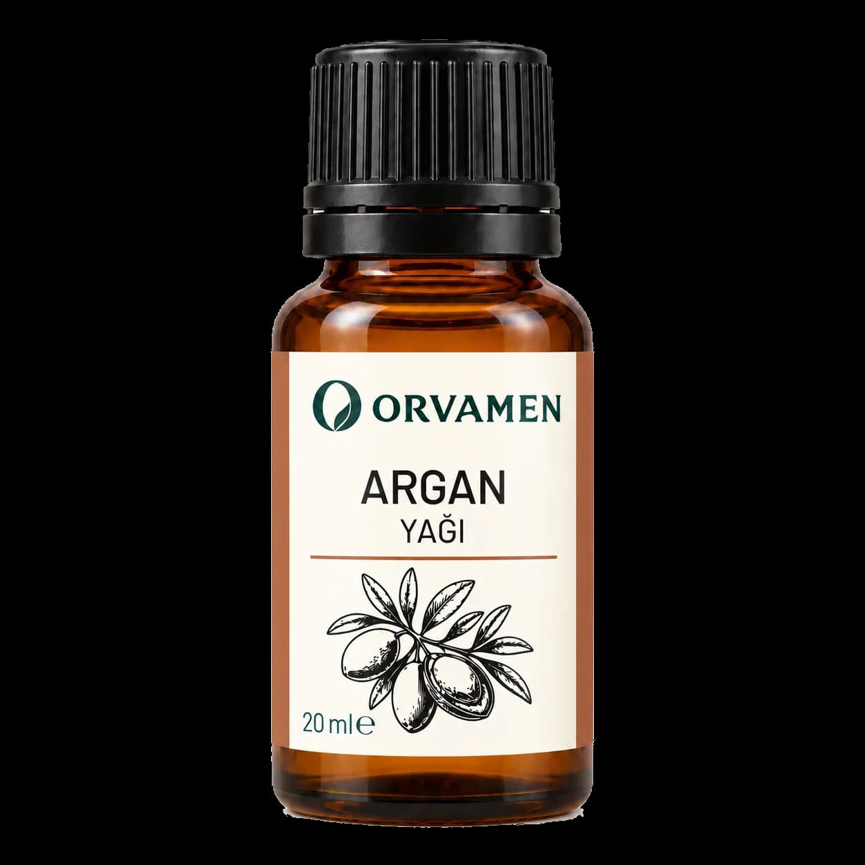 Orvamen Argan Yağı amber şişe