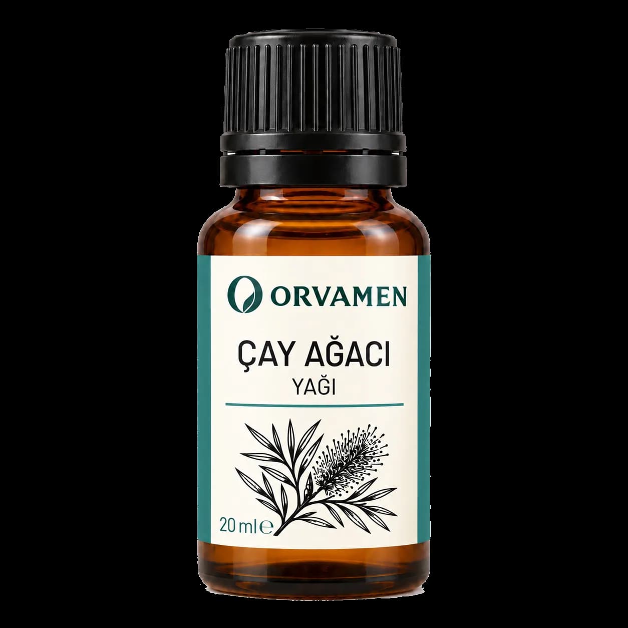 Orvamen Çay Ağacı Yağı amber damlalıklı şişe