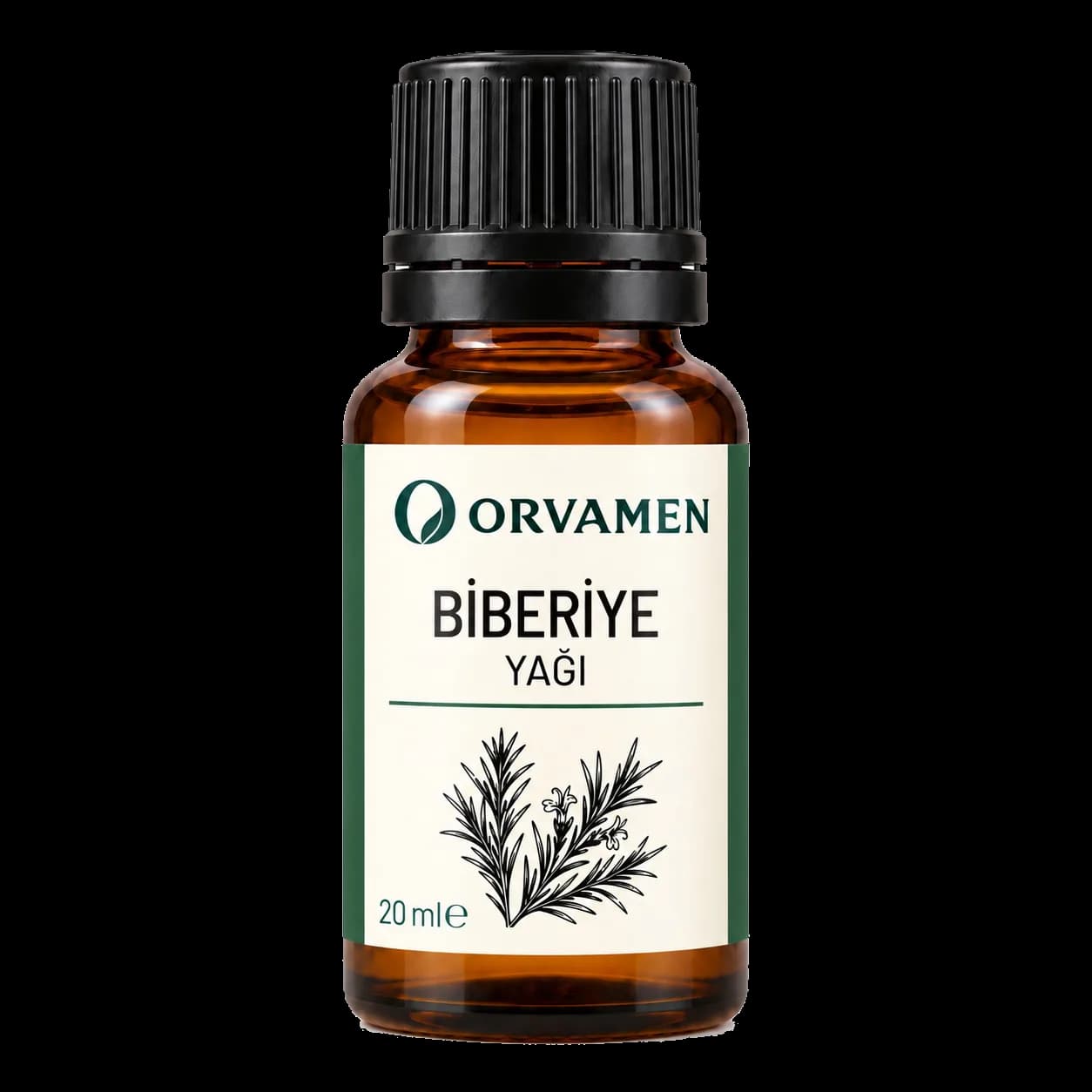 Orvamen Biberiye Yağı amber damlalıklı şişe