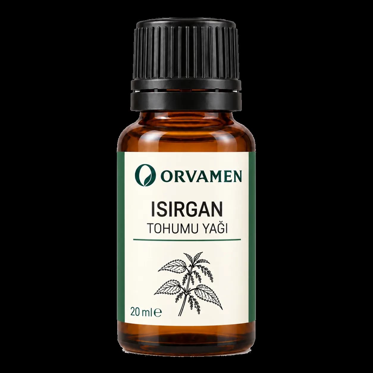 Orvamen Isırgan Tohumu Yağı amber şişe
